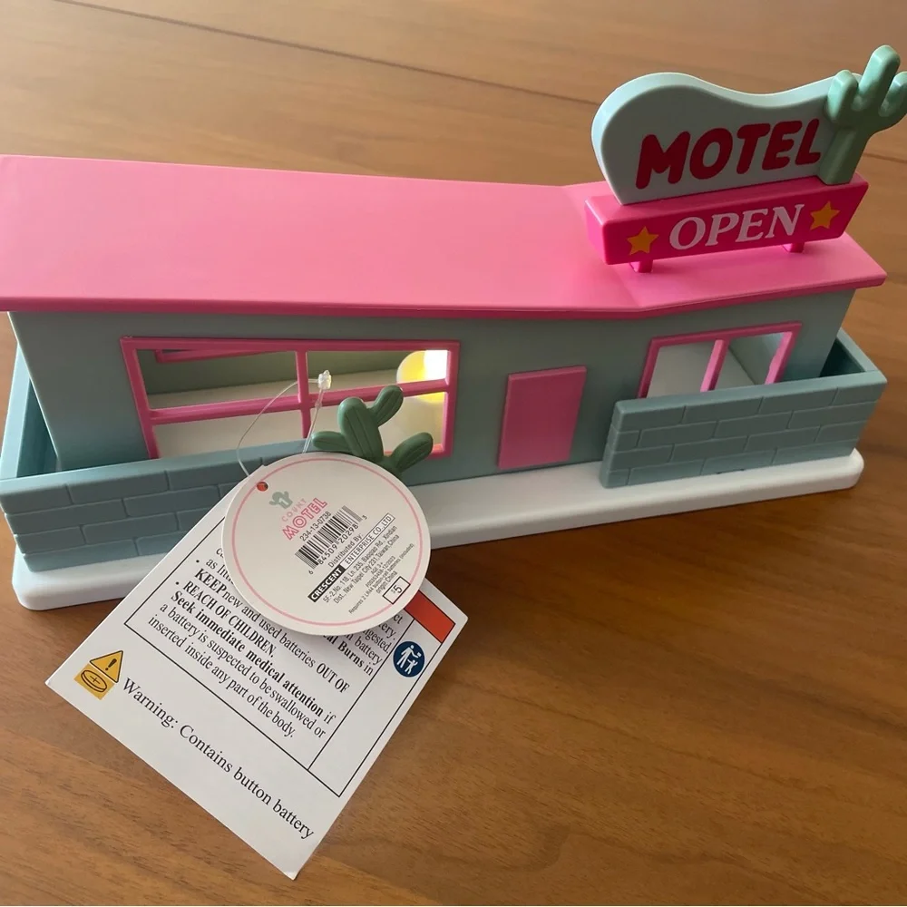 Summer Western Light-Up Motel Decorative Building Target Bullseye